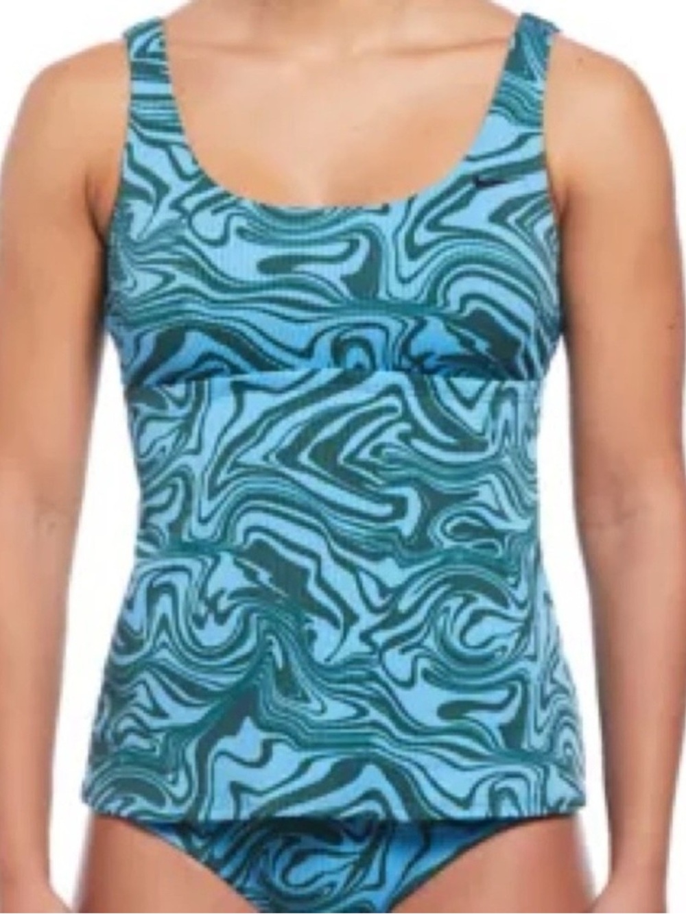 Nike Swirl Scoop Neck Tankini